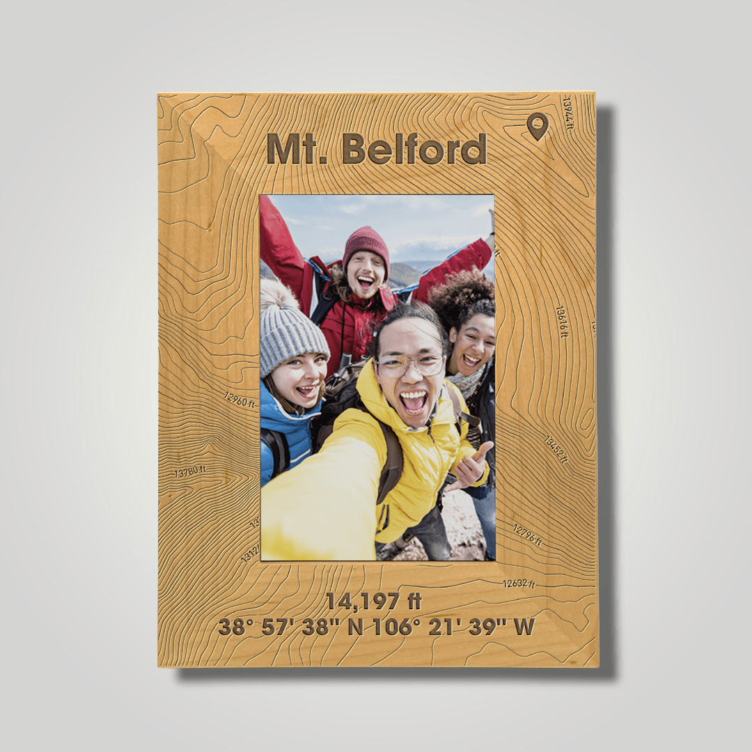 Mount Belford (large font) - Journey Frames
