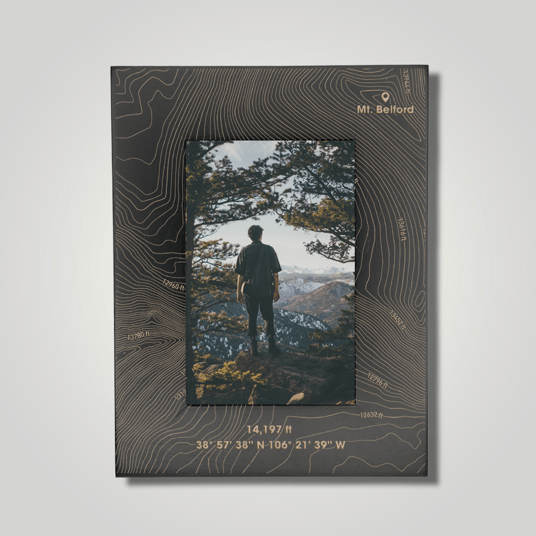 Mount Belford (small font) - Journey Frames