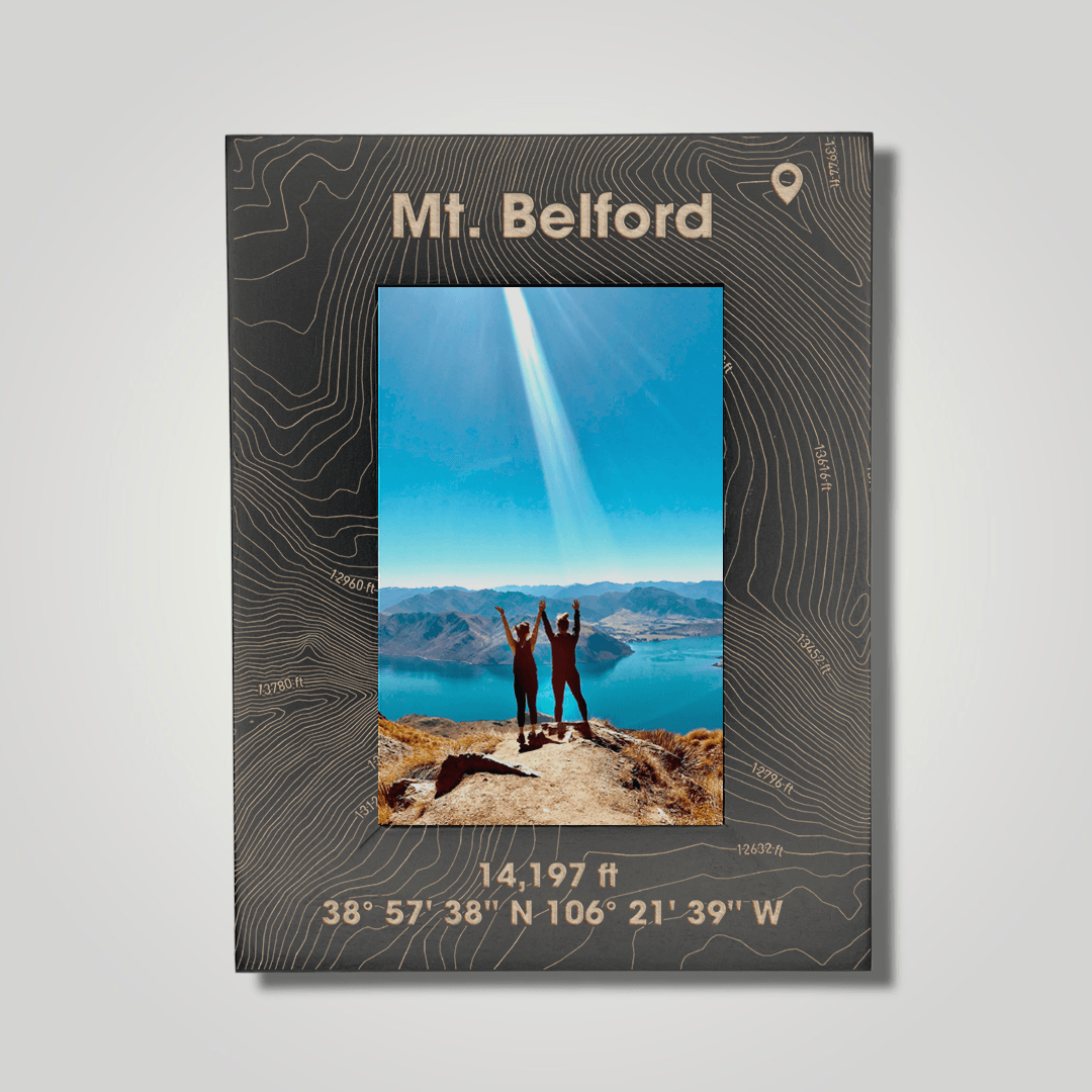 Mount Belford (large font) - Journey Frames