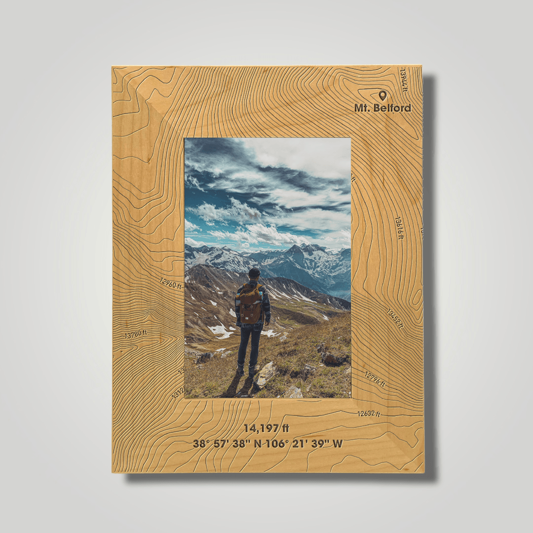 Mount Belford (small font) - Journey Frames
