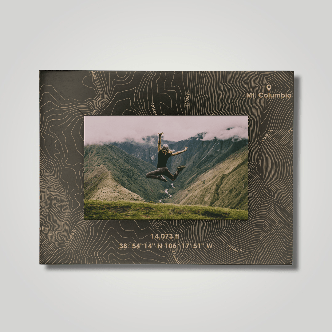 Mount Columbia (small font) - Journey Frames