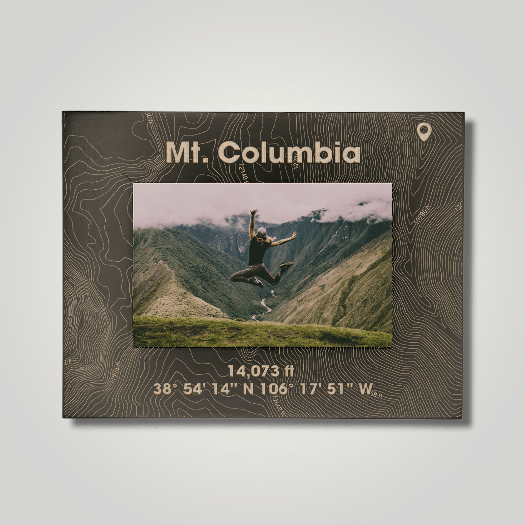 Mount Columbia (large font) - Journey Frames