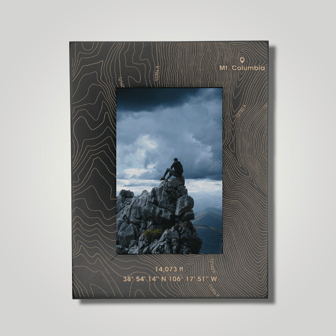Mount Columbia (small font) - Journey Frames