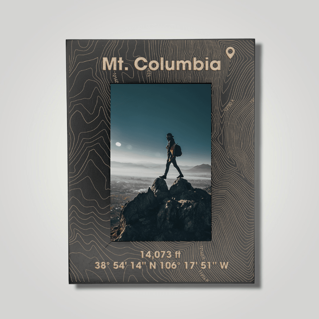 Mount Columbia (large font) - Journey Frames