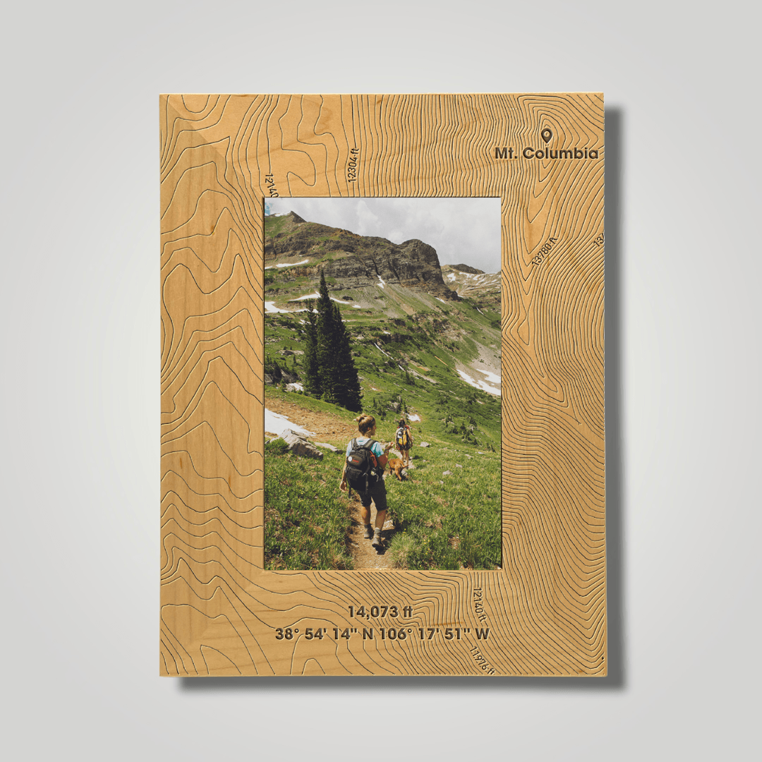 Mount Columbia (small font) - Journey Frames