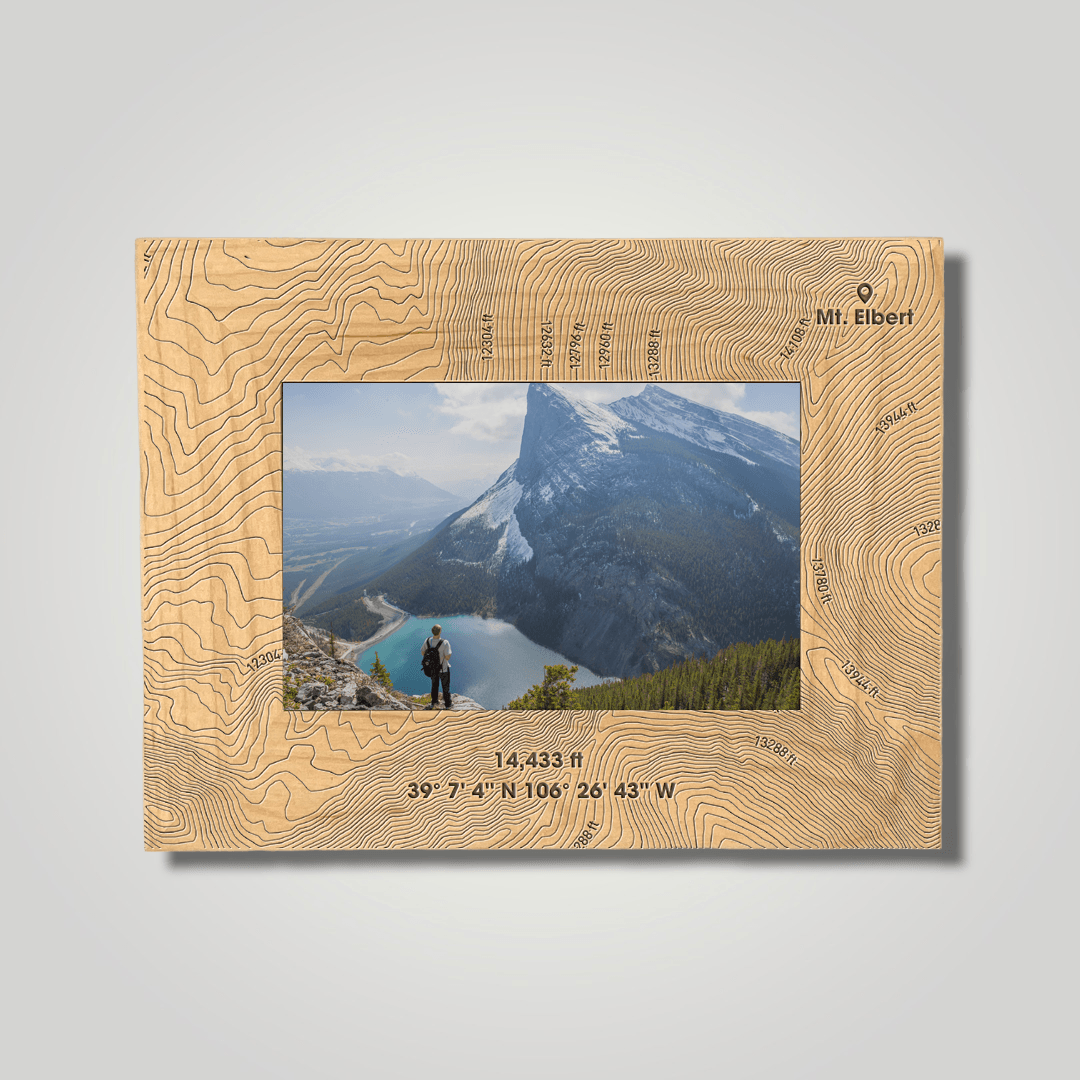 Mount Elbert (small font) - Journey Frames
