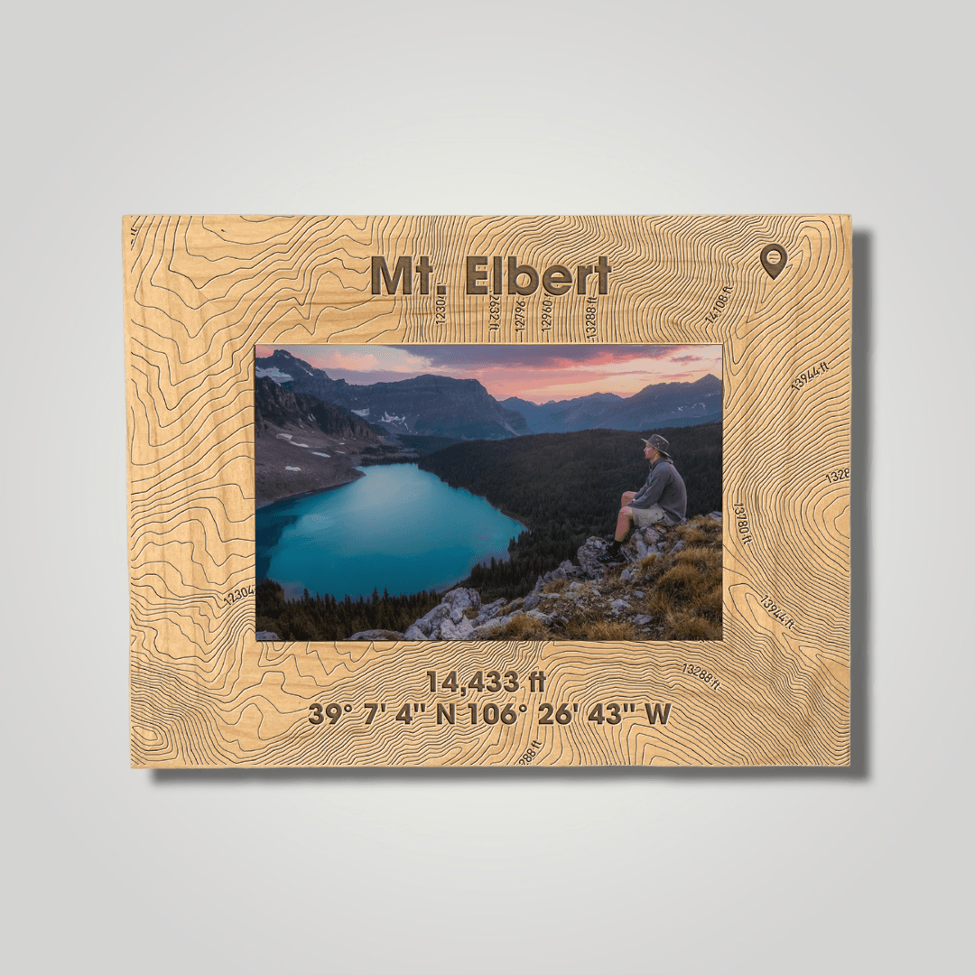 Mount Elbert (large font) - Journey Frames