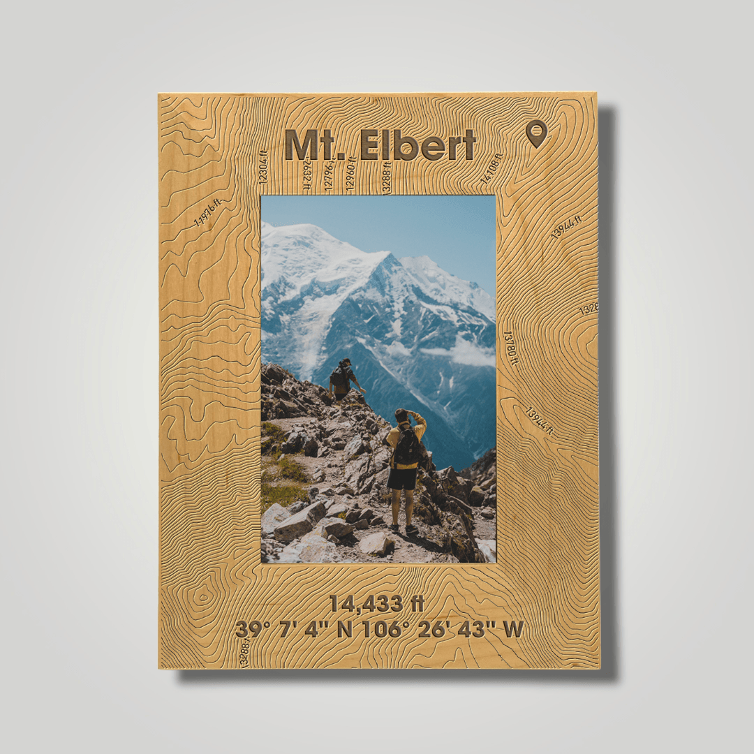 Mount Elbert (large font) - Journey Frames