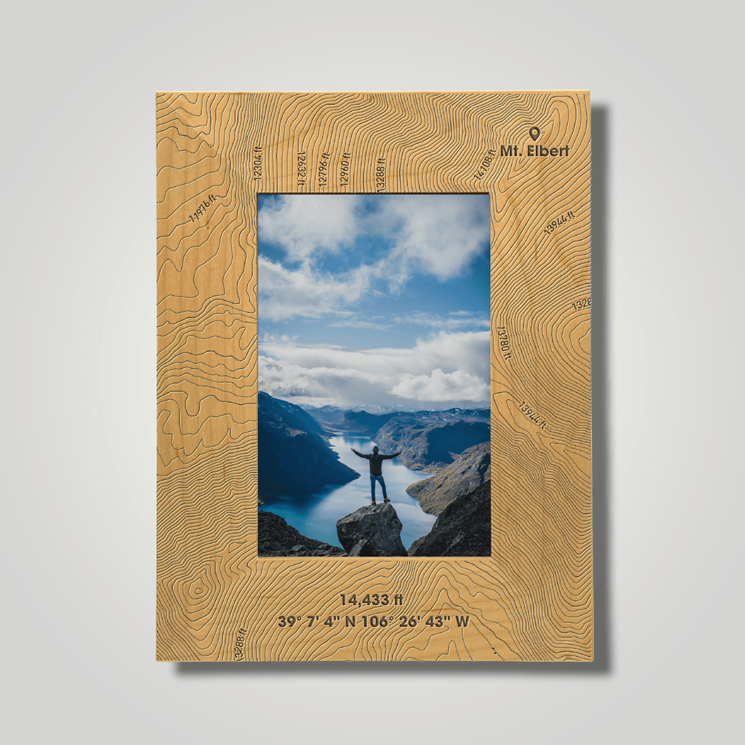 Mount Elbert (small font) - Journey Frames