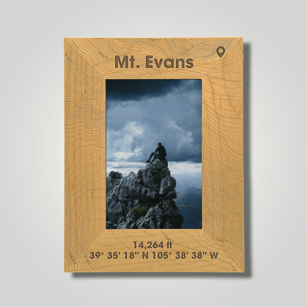Mount Evans (large font) - Journey Frames