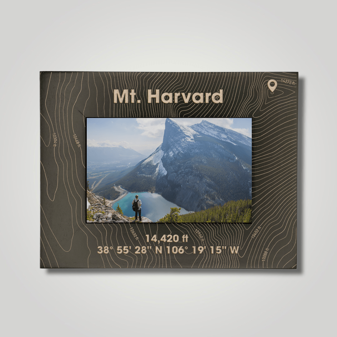 Mount Harvard (large font) - Journey Frames