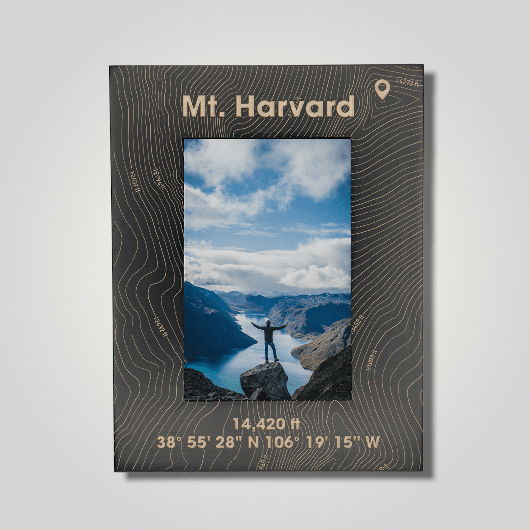 Mount Harvard (large font) - Journey Frames