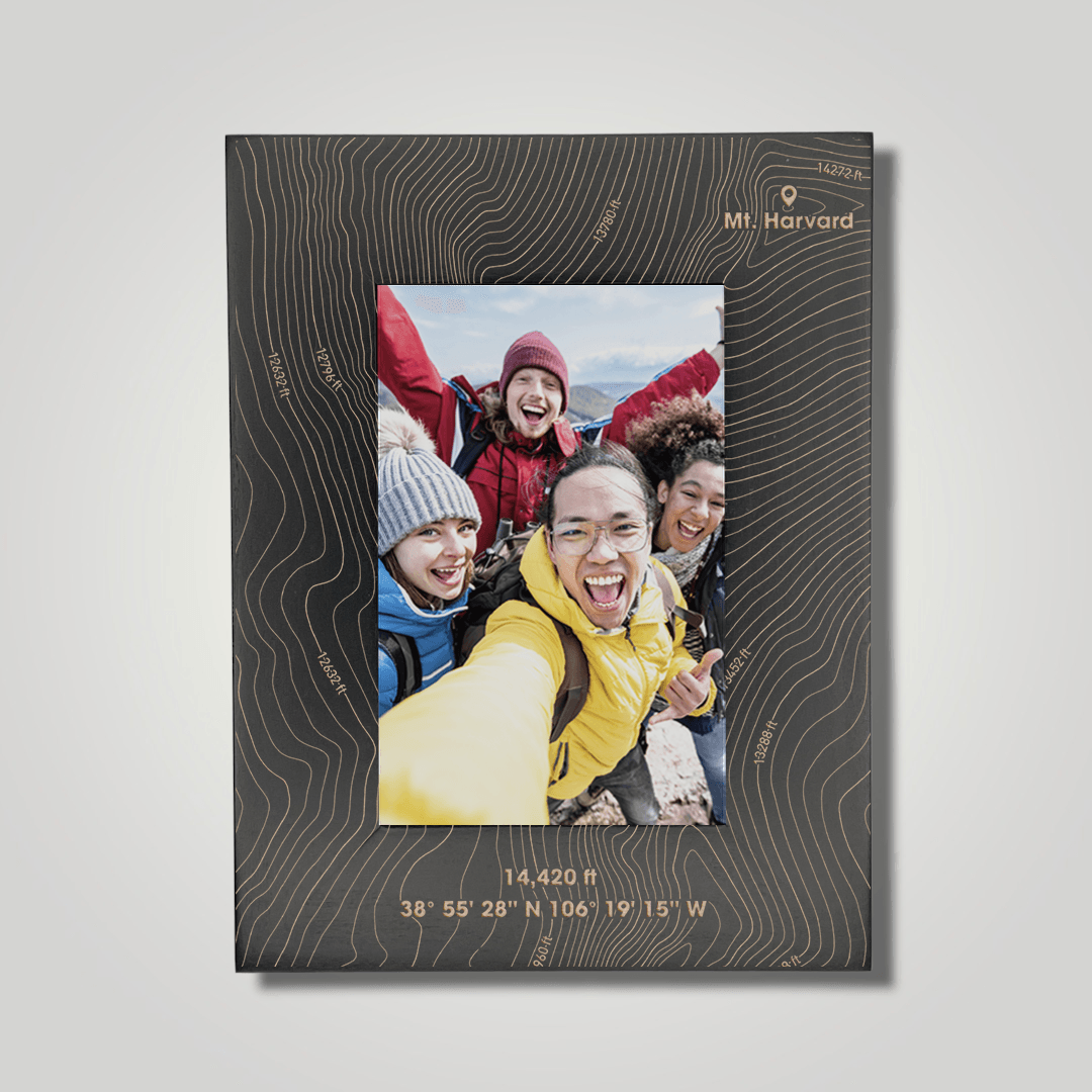 Mount Harvard (small font) - Journey Frames