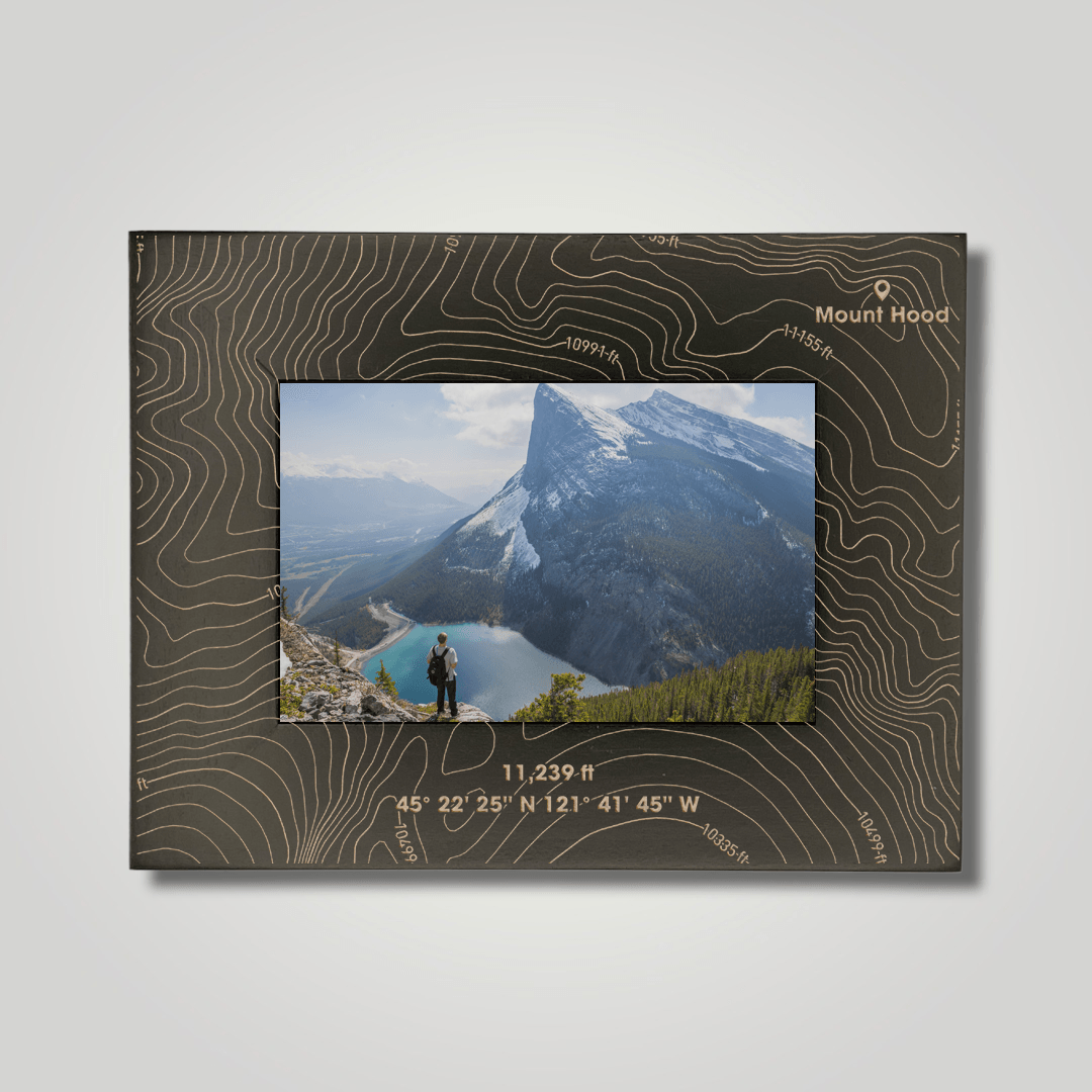 Mount Hood (small font) - Journey Frames