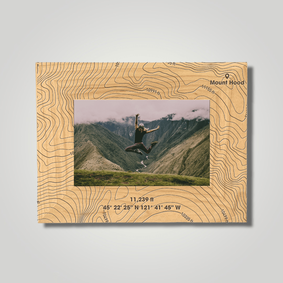 Mount Hood (small font) - Journey Frames