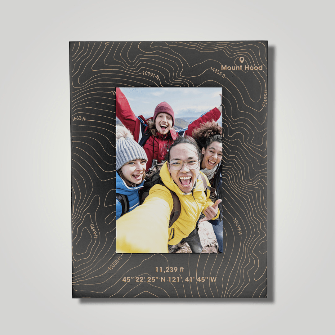 Mount Hood (small font) - Journey Frames