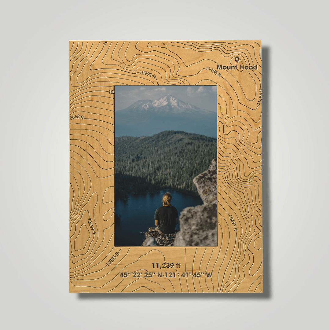 Mount Hood (small font) - Journey Frames