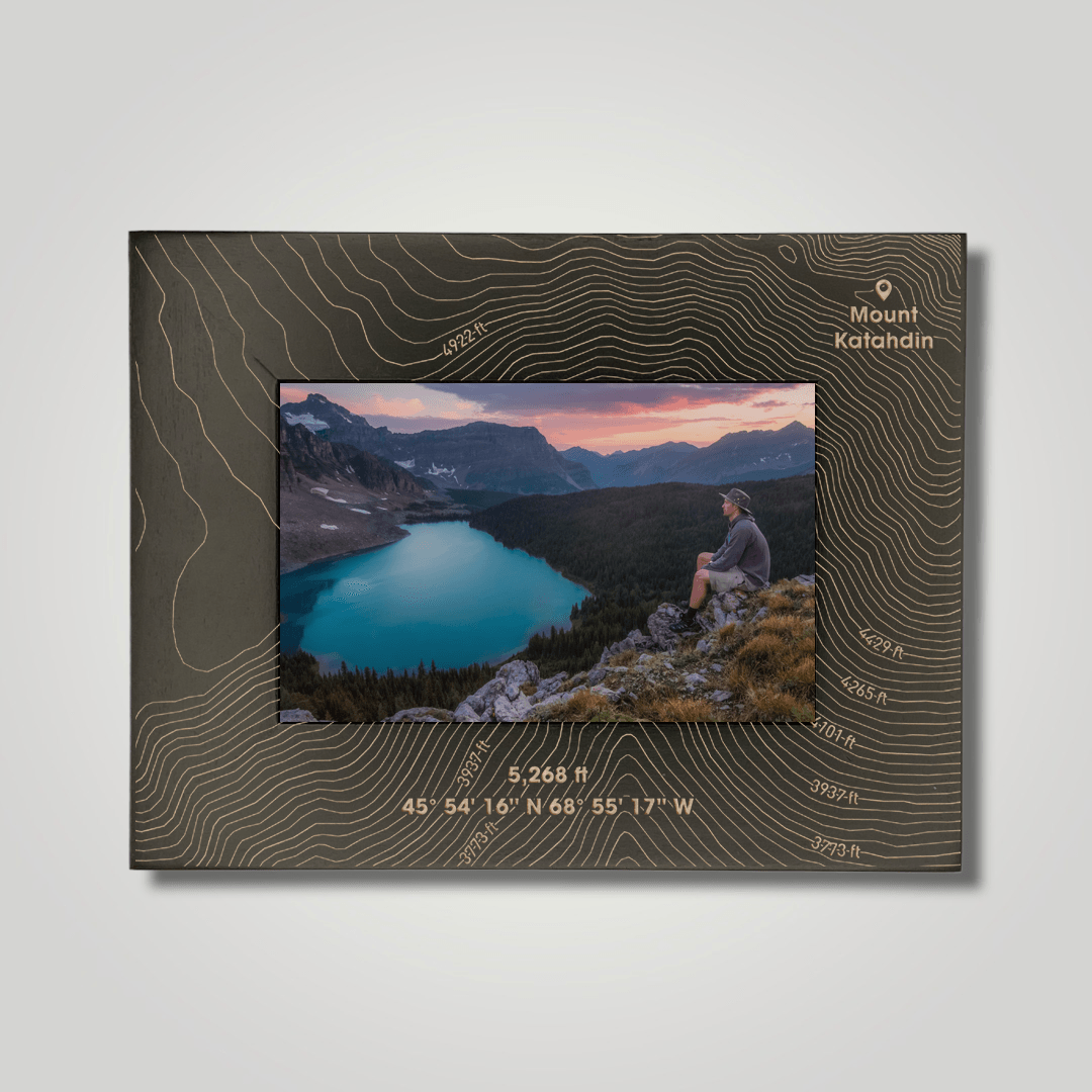 Mount Katahdin (small font) - Journey Frames