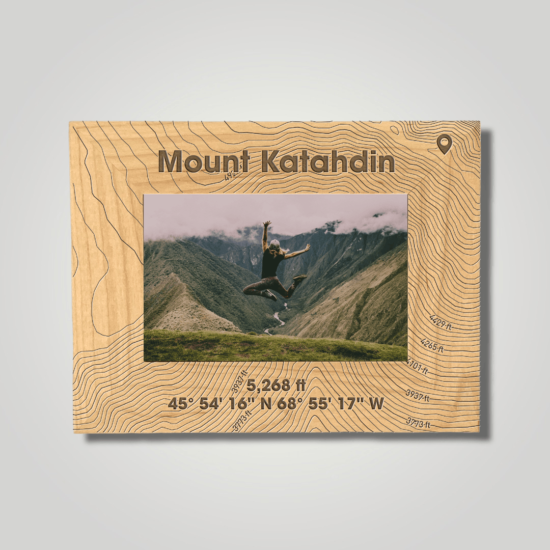 Mount Katahdin (large font) - Journey Frames