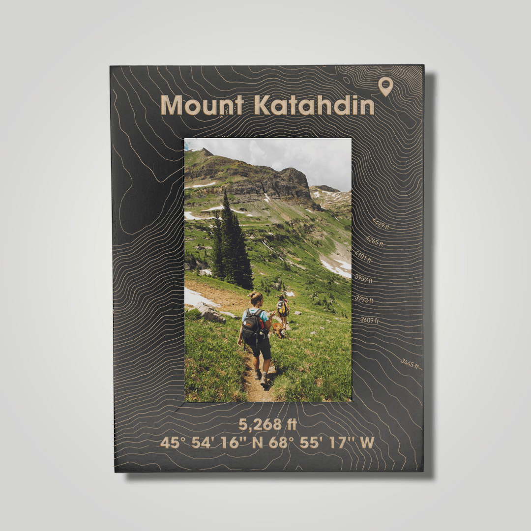 Mount Katahdin (large font) - Journey Frames