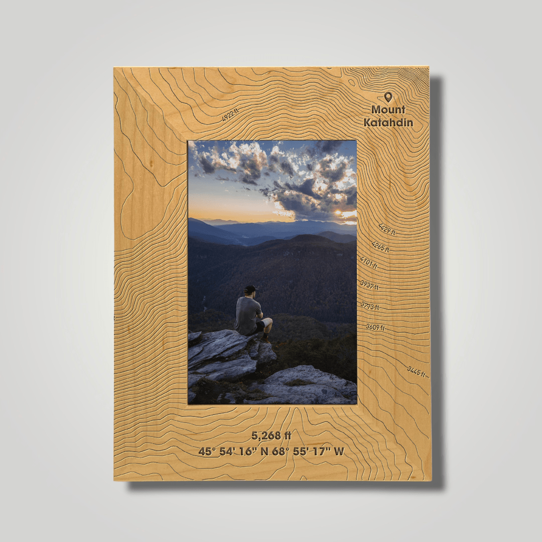 Mount Katahdin (small font) - Journey Frames