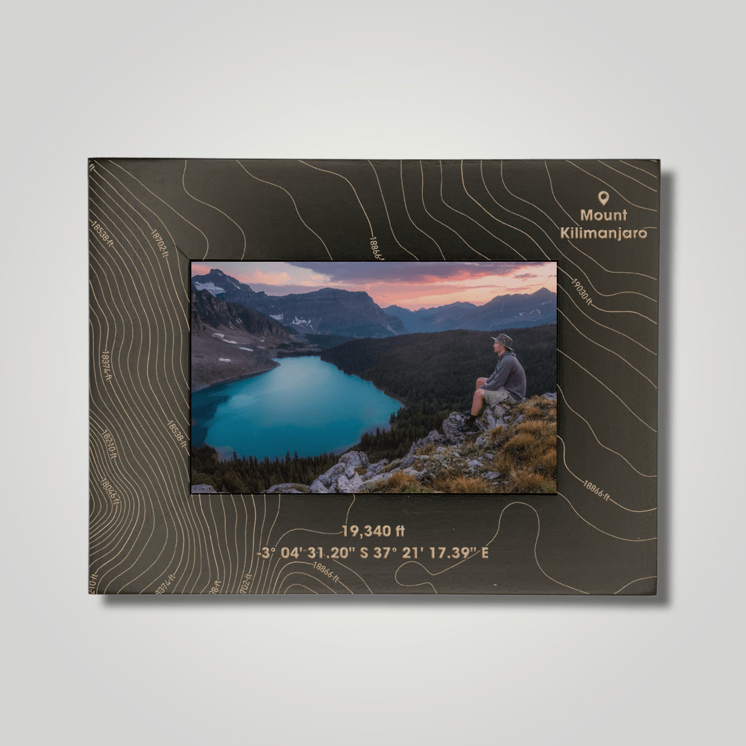 Mount Kilimanjaro (small font) - Journey Frames