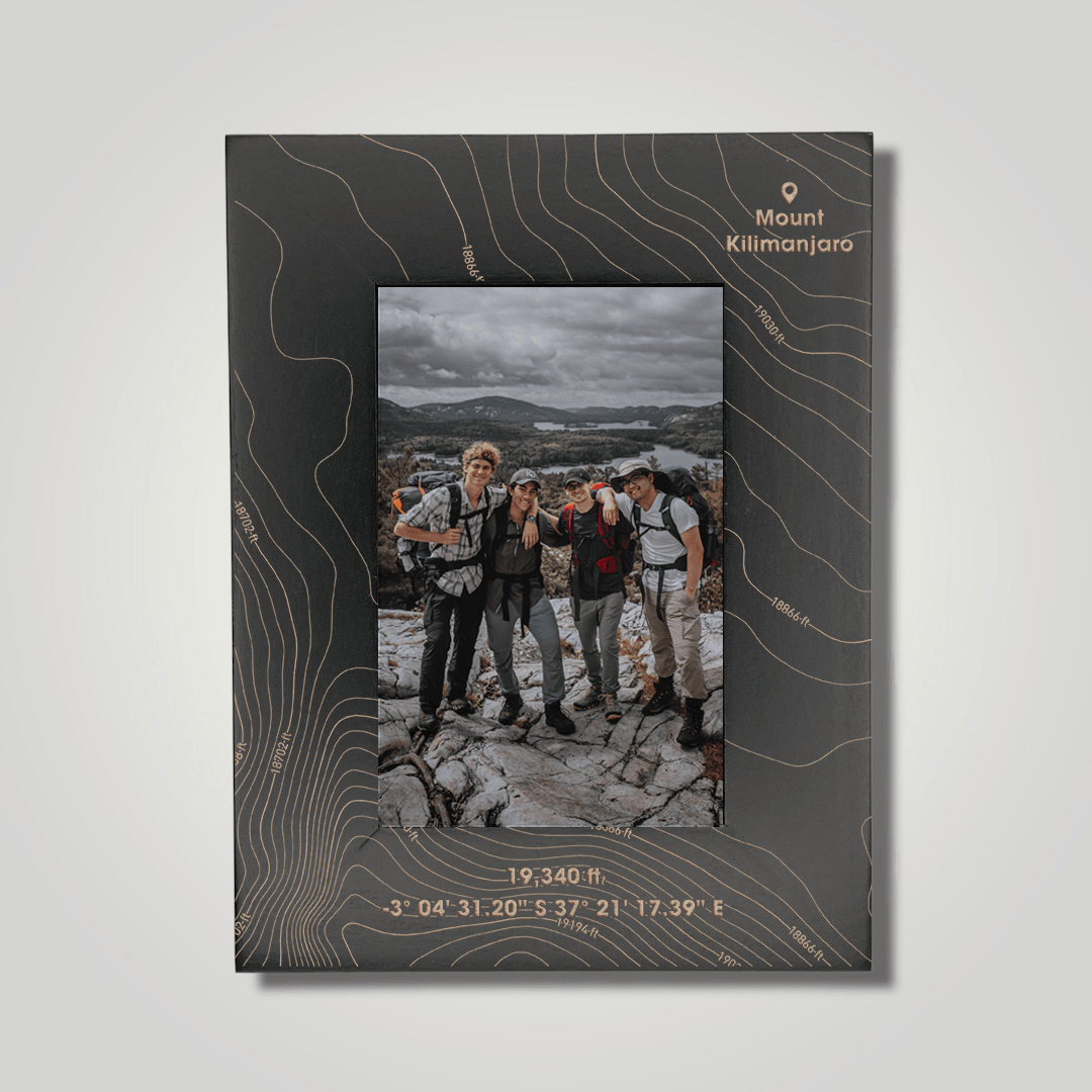 Mount Kilimanjaro (small font) - Journey Frames