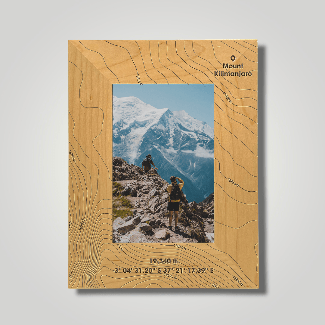 Mount Kilimanjaro (small font) - Journey Frames