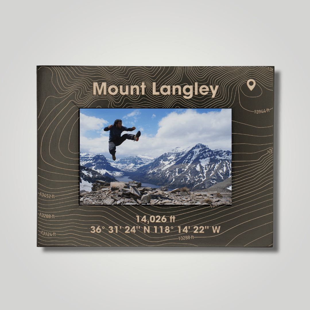 Mount Langley (large font) - Journey Frames