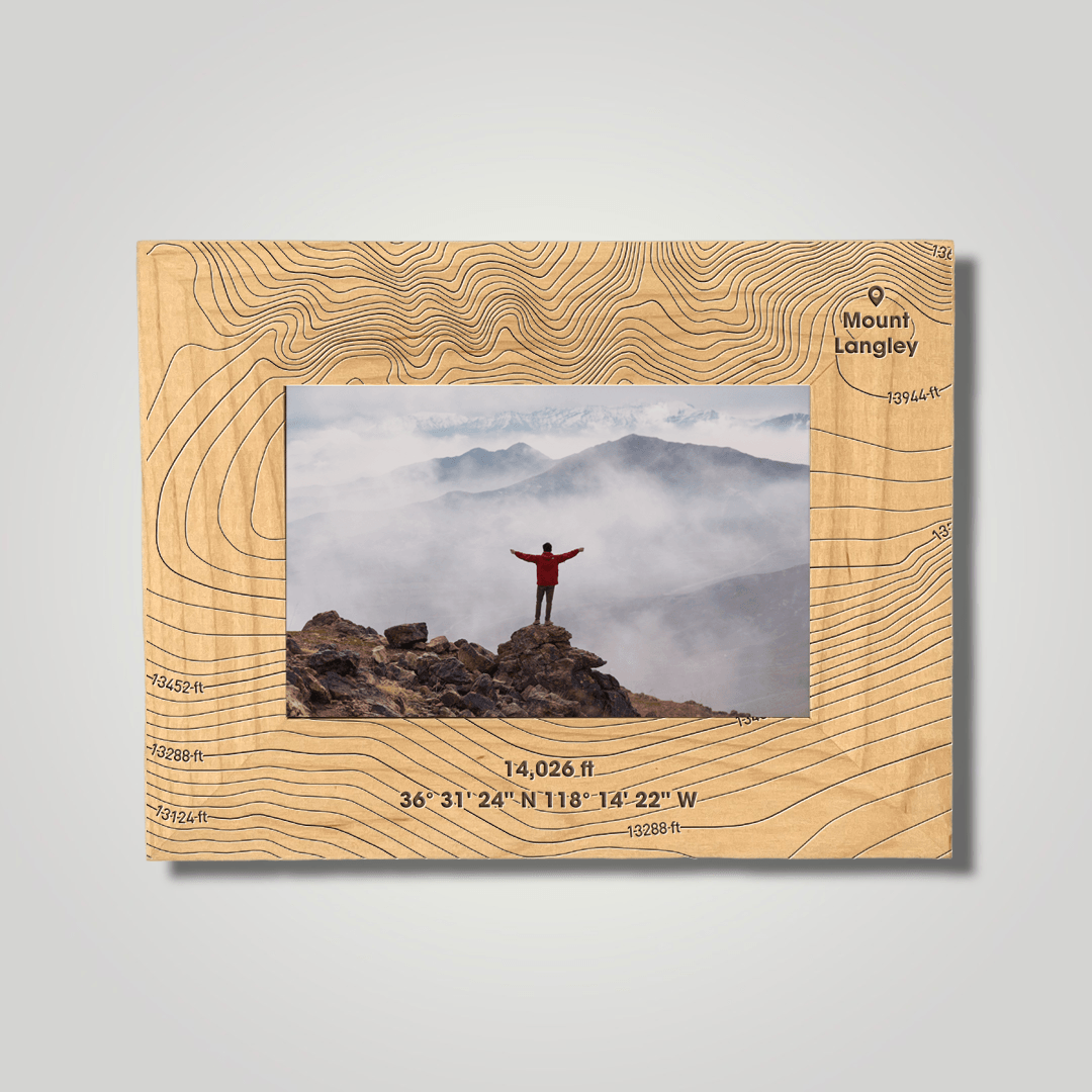 Mount Langley (small font) - Journey Frames