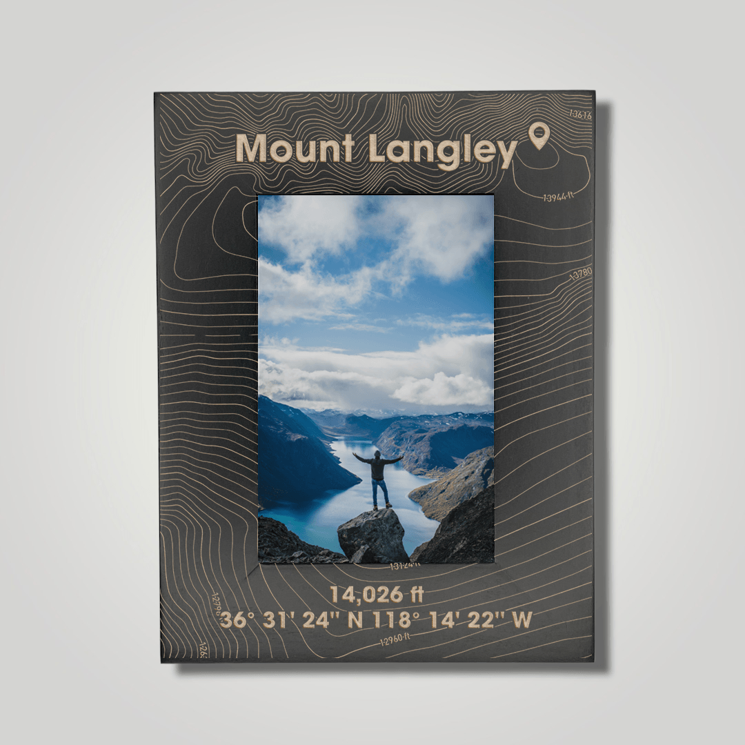 Mount Langley (large font) - Journey Frames