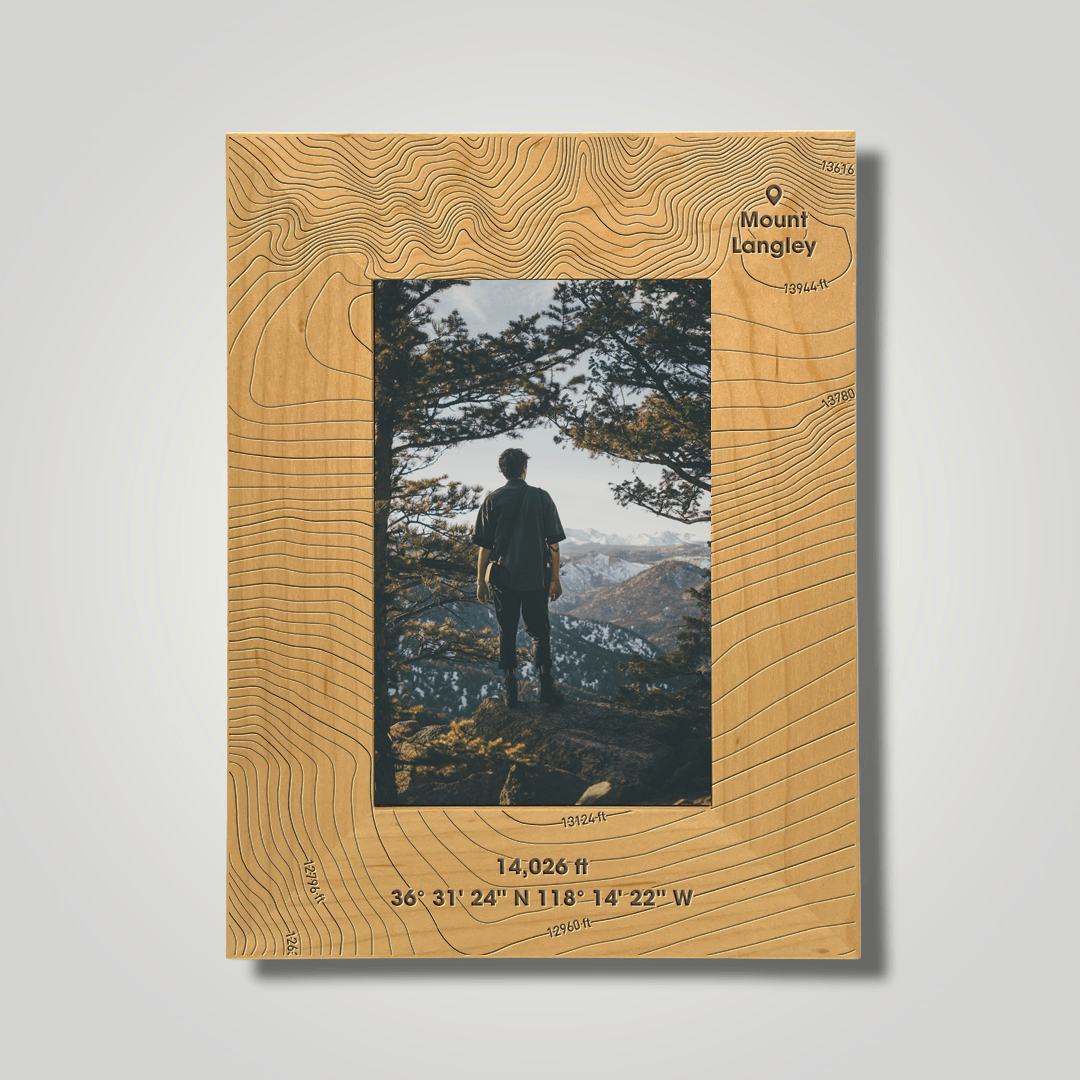 Mount Langley (small font) - Journey Frames