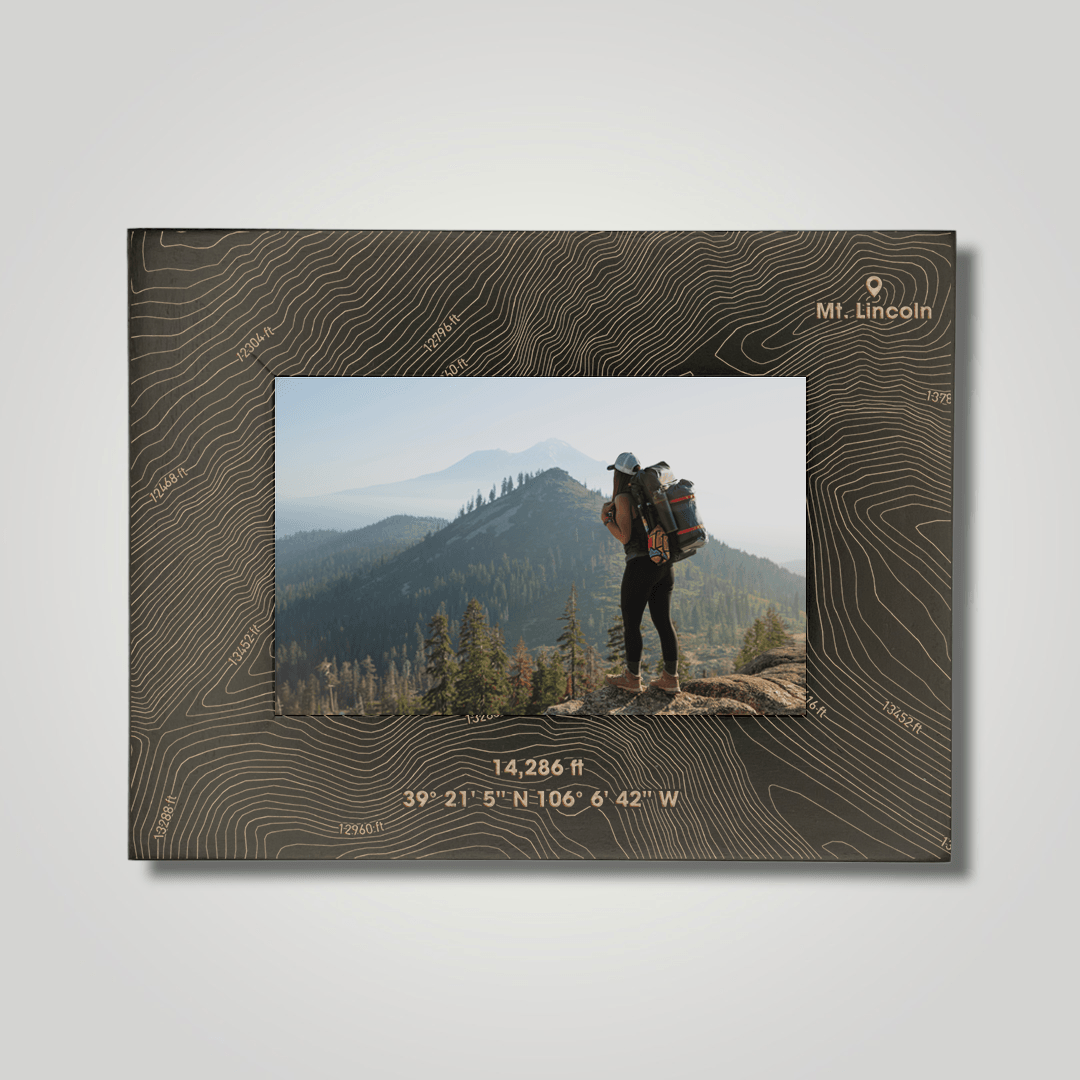 Mount Lincoln (small font) - Journey Frames