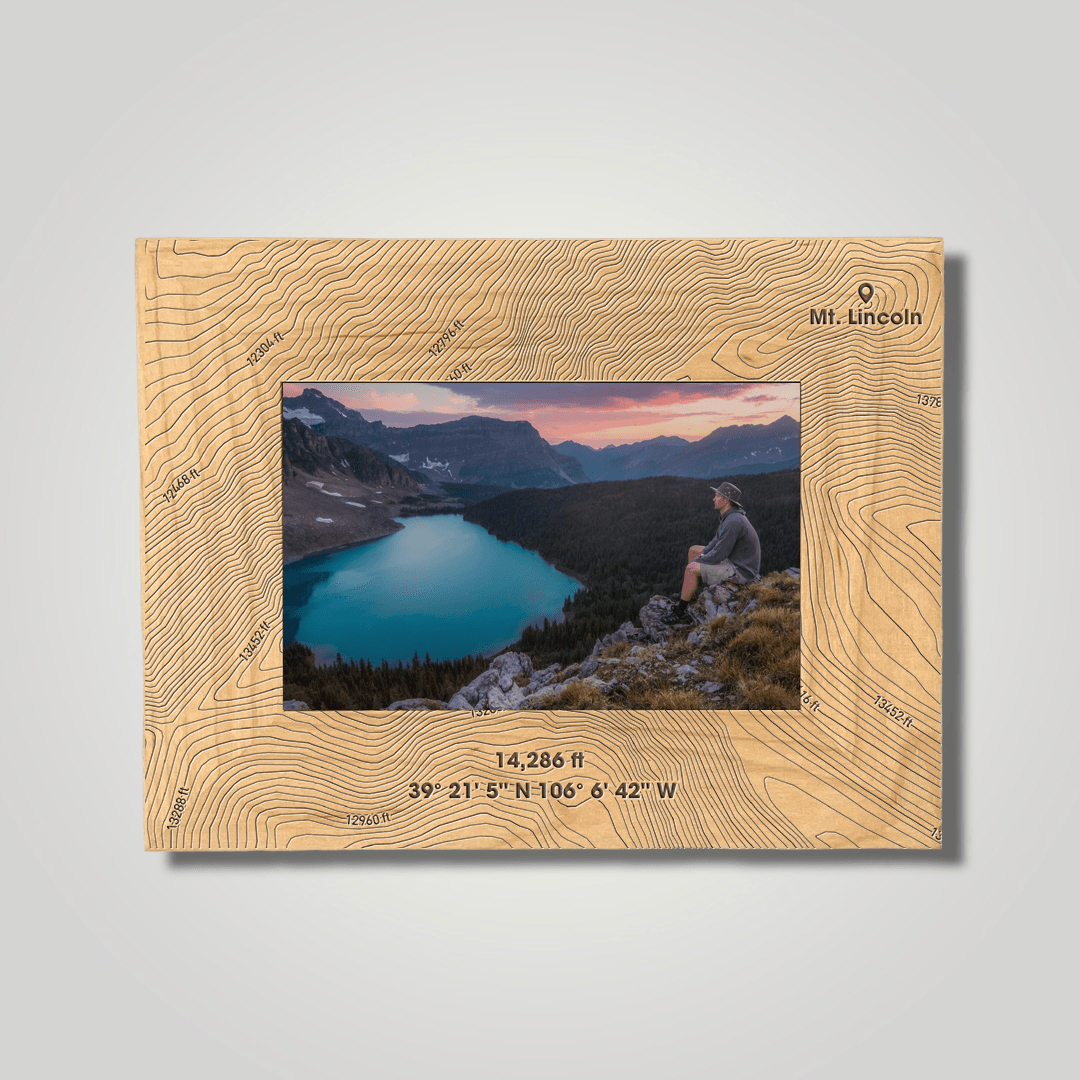 Mount Lincoln (small font) - Journey Frames