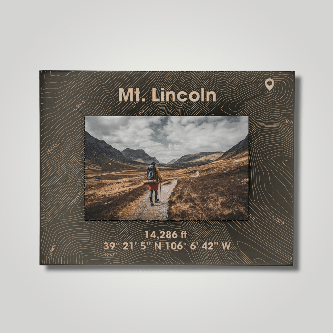Mount Lincoln (large font) - Journey Frames