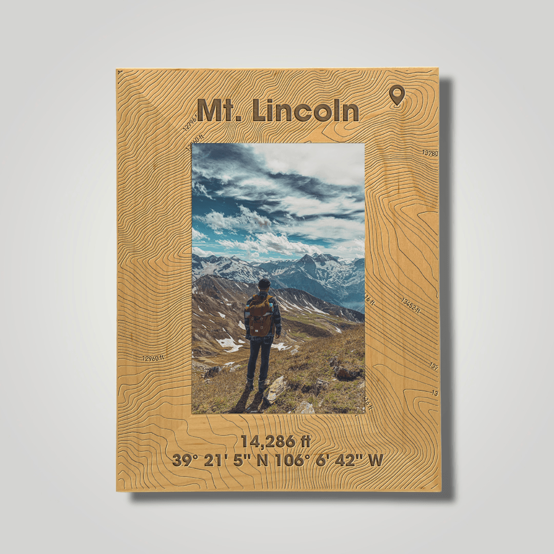 Mount Lincoln (large font) - Journey Frames