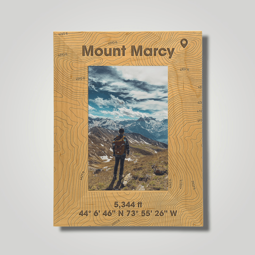 Mount Marcy (large font) - Journey Frames