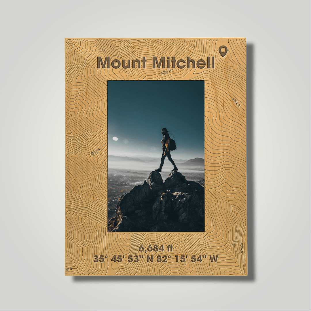 Mount Mitchell (large font) - Journey Frames