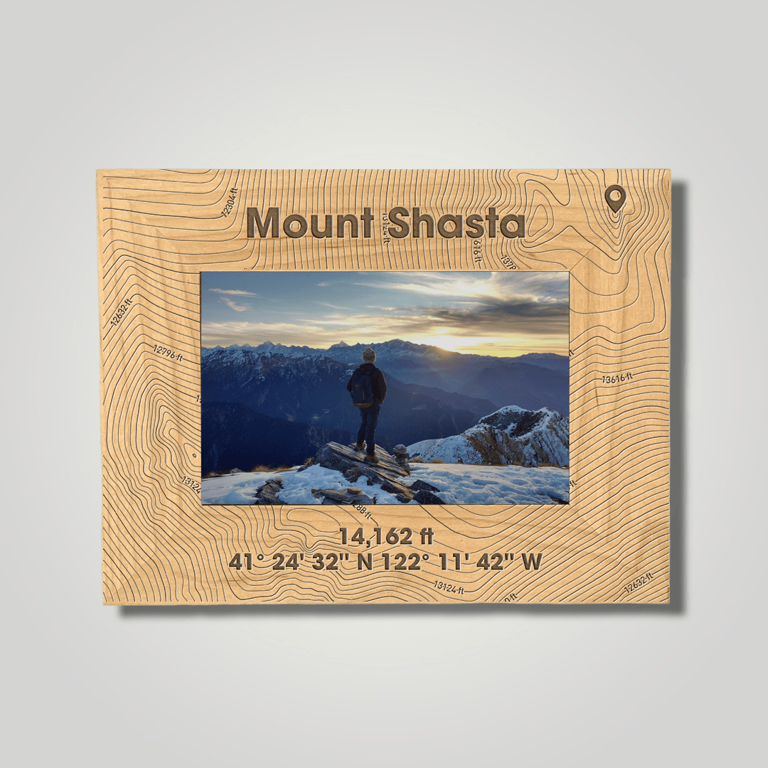 Mount Shasta (large font) - Journey Frames