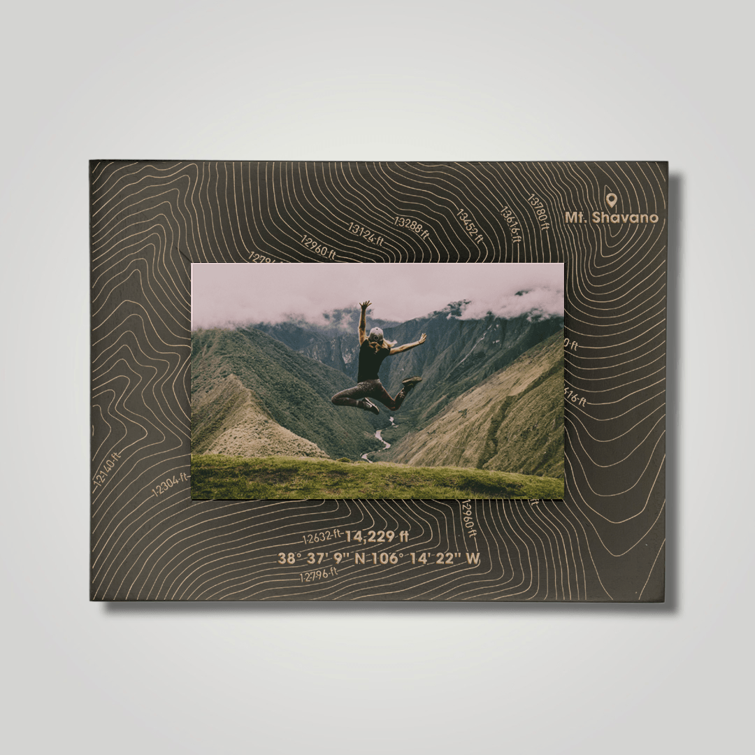 Mount Shavano (small font) - Journey Frames