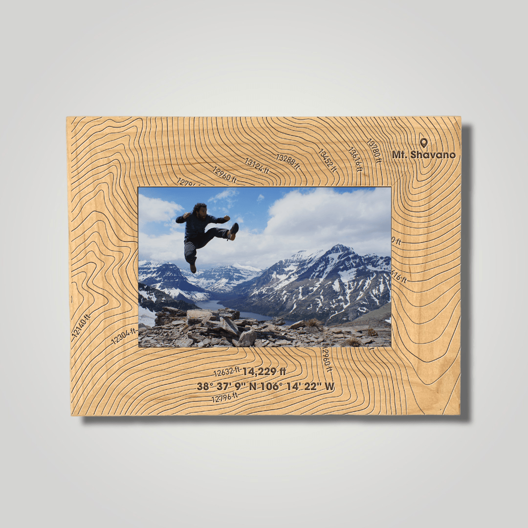 Mount Shavano (small font) - Journey Frames