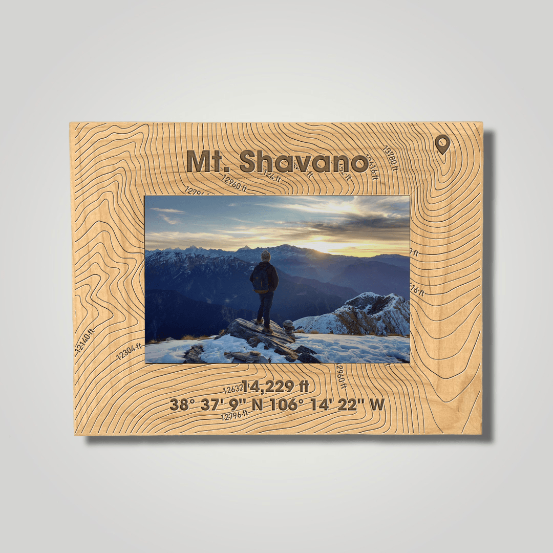 Mount Shavano (large font) - Journey Frames