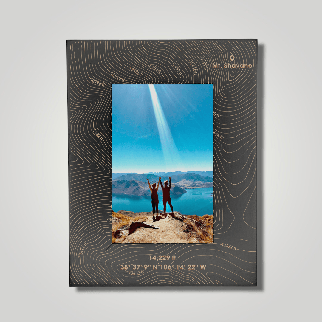 Mount Shavano (small font) - Journey Frames