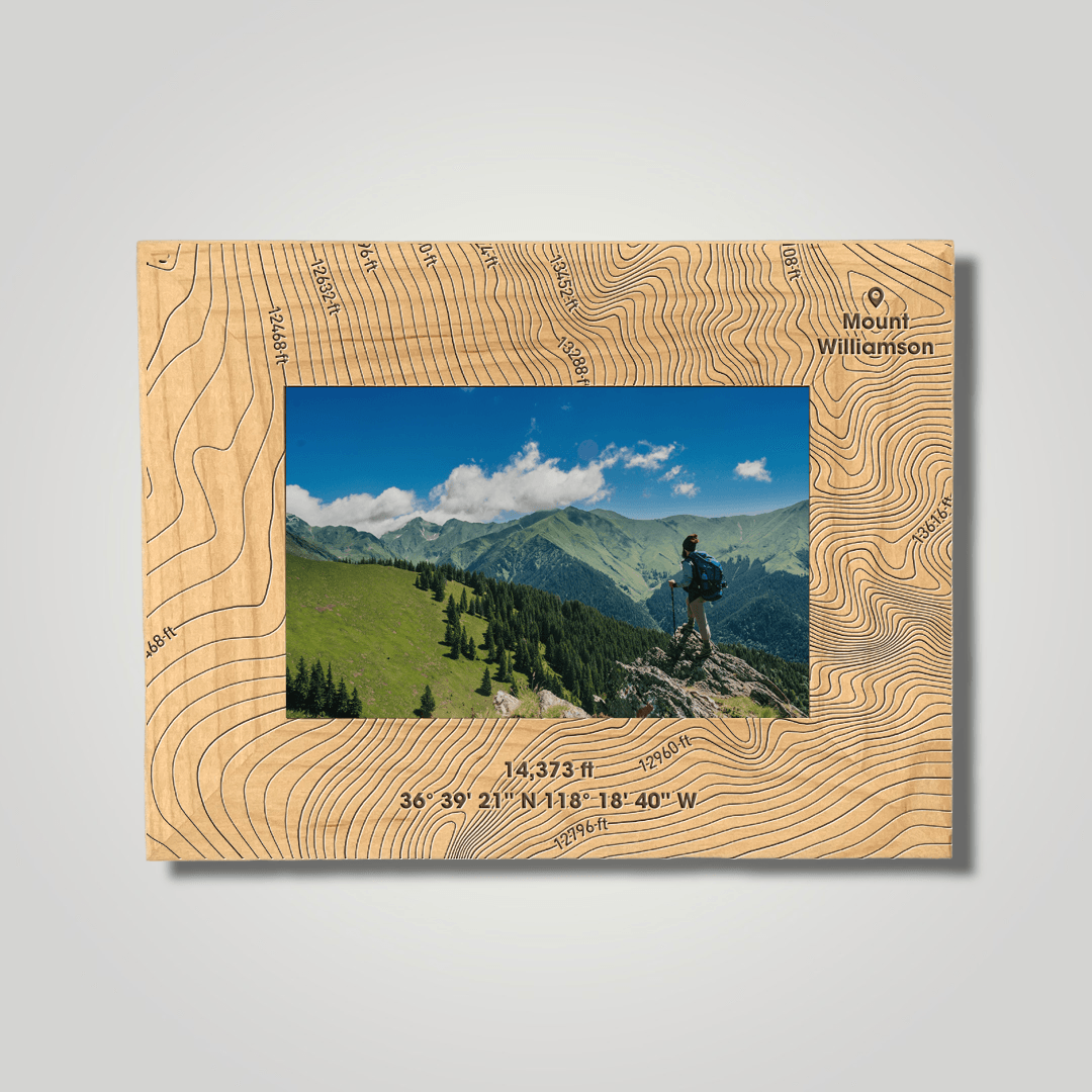 Mount Williamson (small font) - Journey Frames