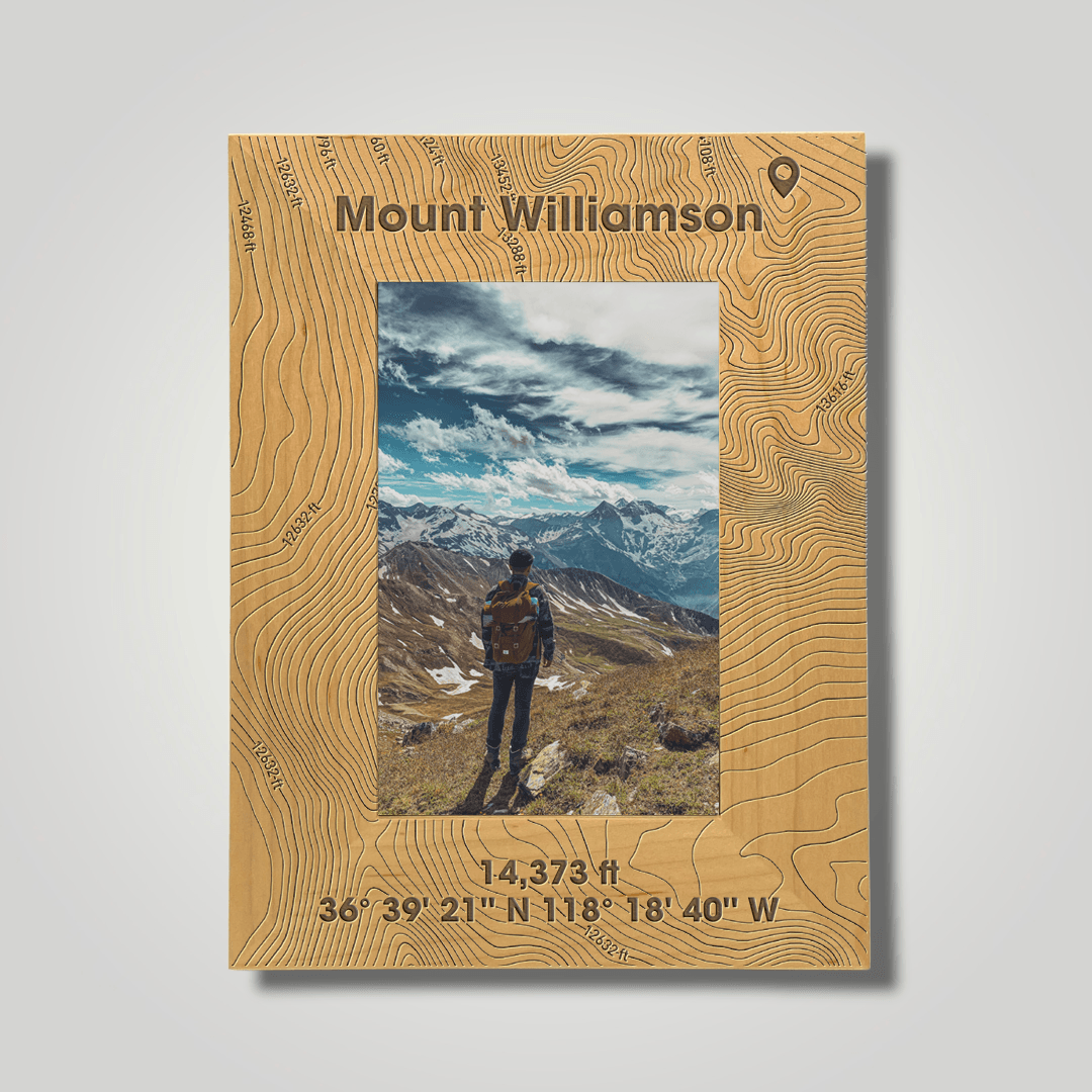 Mount Williamson (large font) - Journey Frames
