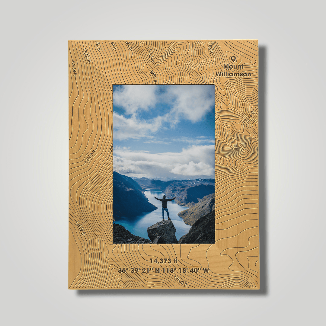 Mount Williamson (small font) - Journey Frames