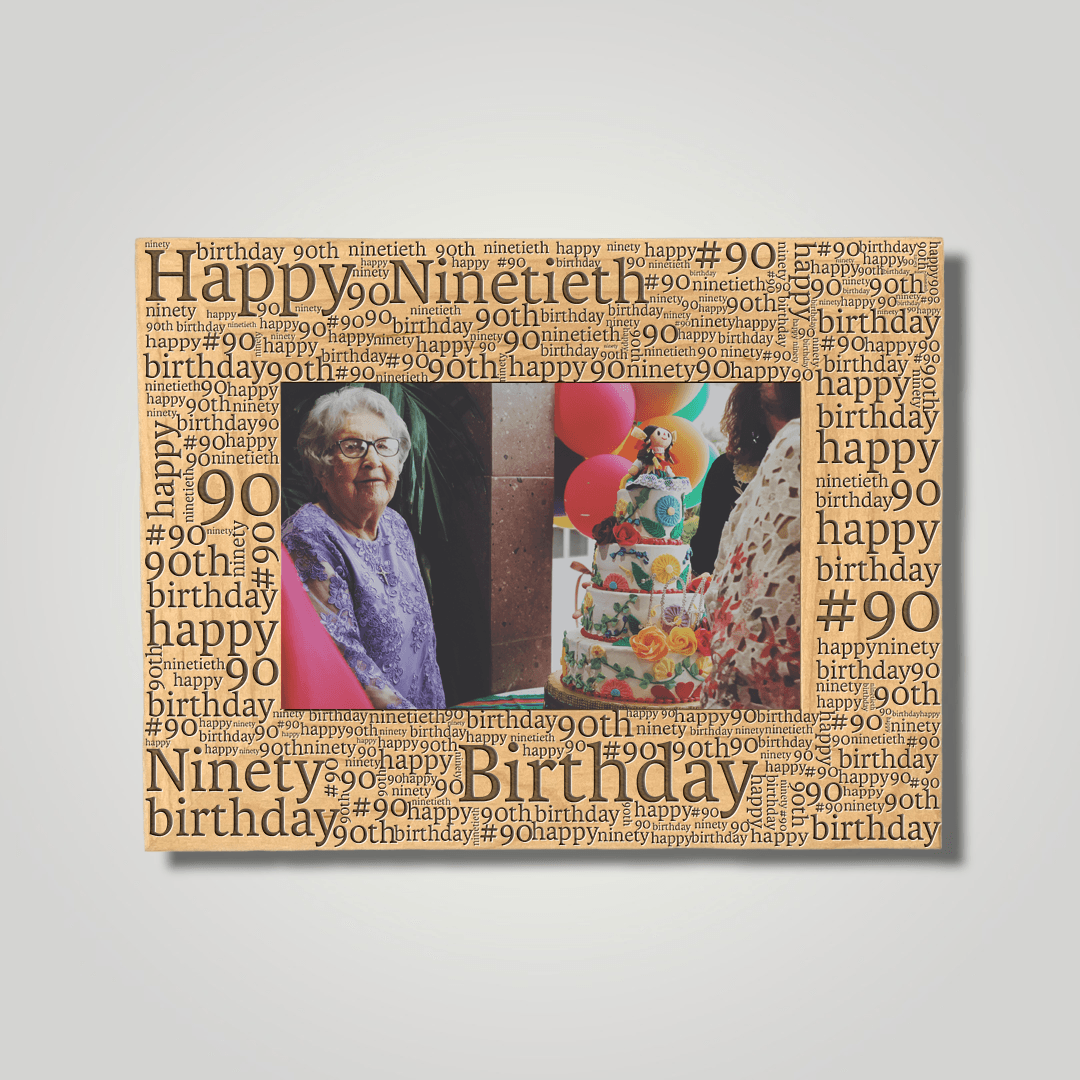 Ninetieth Birthday - Journey Frames