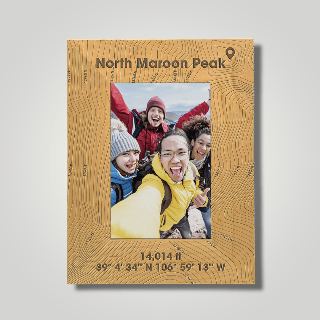 North Maroon Peak (large font) - Journey Frames