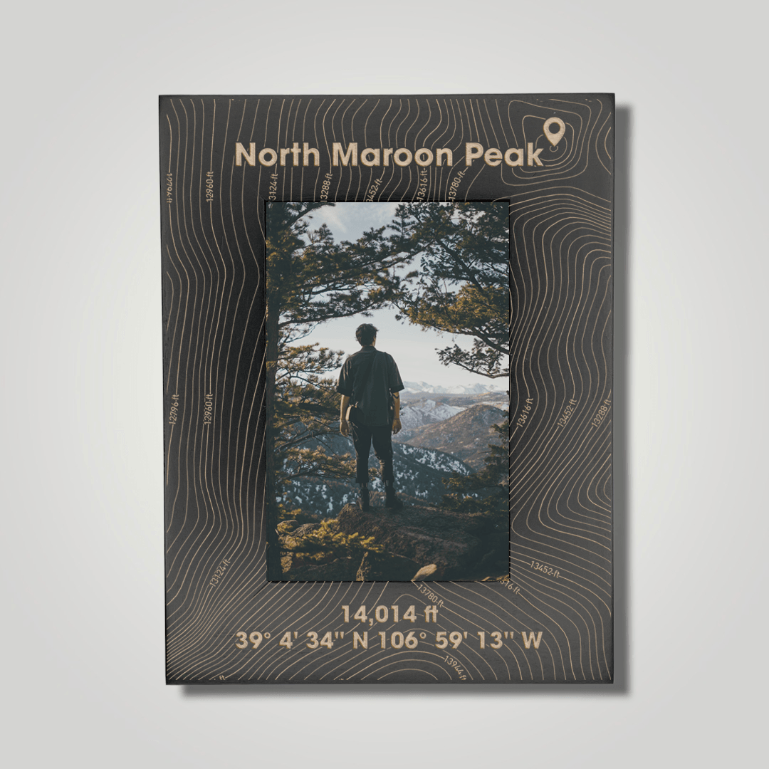 North Maroon Peak (large font) - Journey Frames
