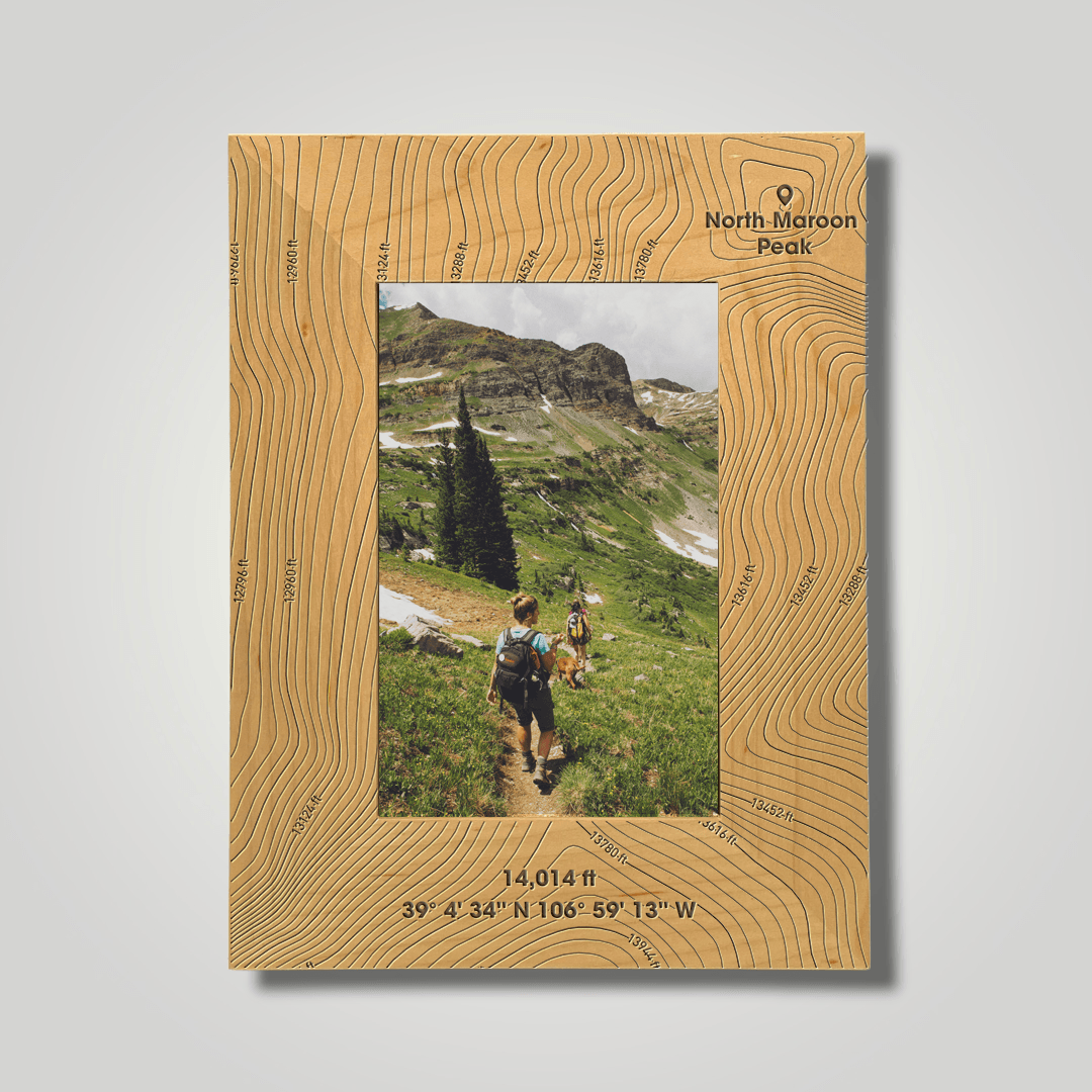 North Maroon Peak (small font) - Journey Frames